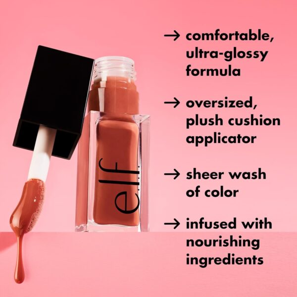 e.l.f. Glow Reviver Lip Oil, Nourishing Tinted Lip Oil For A High-shine Finish, Infused With Jojoba Oil, Vegan - Image 2