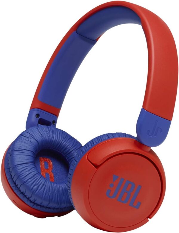 JBL Jr310BT Kids Wireless On-Ear Headphones - Bluetooth Headphones with Microphone, Safe Sound Under 85dB Volume,