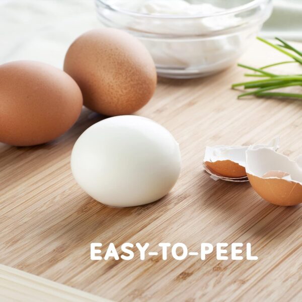 Elite Gourmet EGC322CBL Easy Egg Cooker Electric 7-Egg Capacity, Soft, Medium, Hard-Boiled Egg Cooker with Auto - Image 4