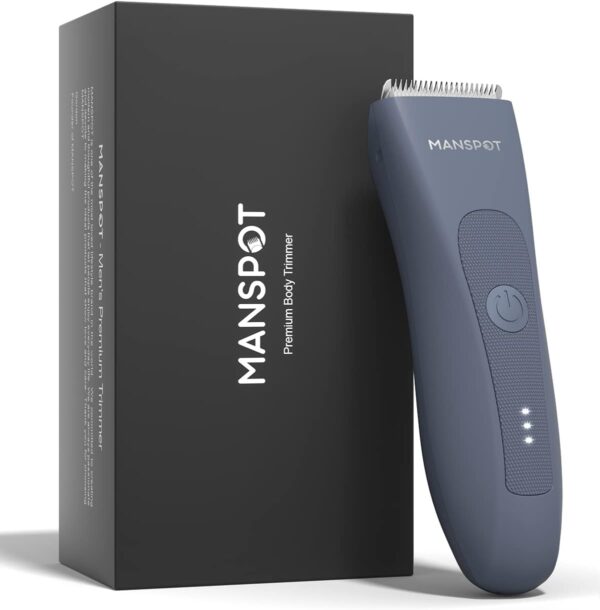MANSPOT Electric Groin Hair Trimmer Men's Shaving & Grooming Sets Kit with 4 Guards and Replaceable