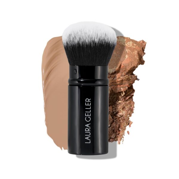 LAURA GELLER NEW YORK Retractable Airbrush Kabuki Brush for All Face Makeup & Foundation for