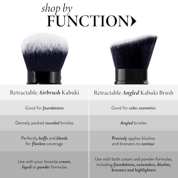 LAURA GELLER NEW YORK Retractable Airbrush Kabuki Brush for All Face Makeup & Foundation for - Image 4