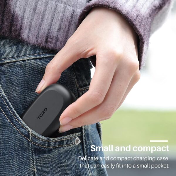 TOZO A1 Wireless Earbuds Bluetooth 5.3 Light Weight in Ear IPX5 Waterproof Headphones 2 Mic for AI Calls, - Image 2