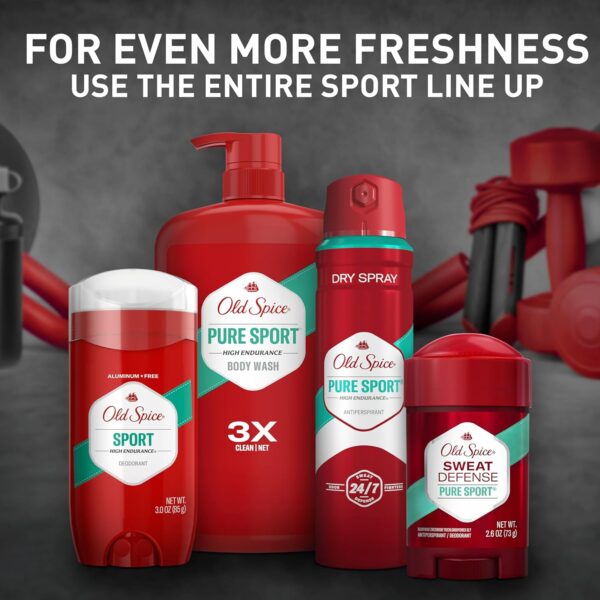 Old Spice Aluminum Free Deodorant For Men, High Endurance, 24/7 Sweat Defense & Odor Protection, - Image 2