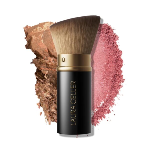 LAURA GELLER NEW YORK Retractable Black Kabuki Brush for Liquid, Cream and Powder Face Makeup