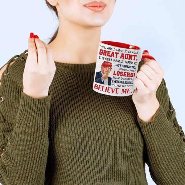 Mother's Day Gifts for Aunt - Best Aunt Ever Mug - Auntie Gift Ideas from Niece Nephew - Great Auntie - Image 4